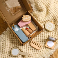 Wooden hairdressing and face-painting set for children – BeautySpa