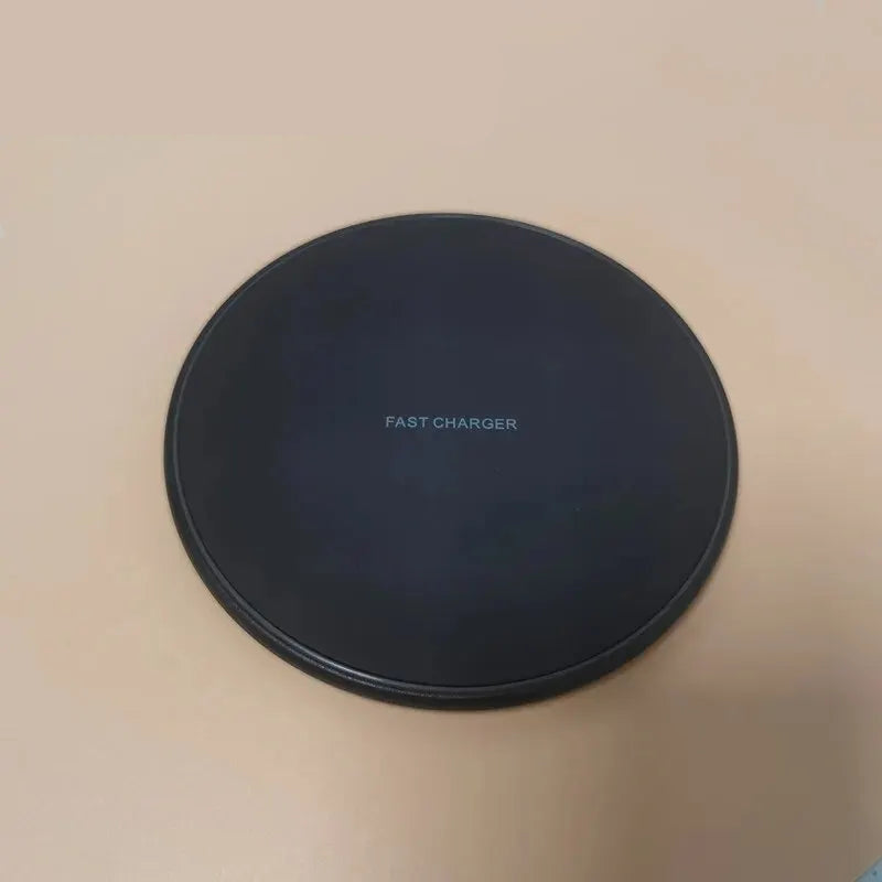 30W WIRELESS FAST CHARGER FOR IPHONE & OTHER DEVICES | INDUCTION CHARGING PAD-Black without cable-State of Style