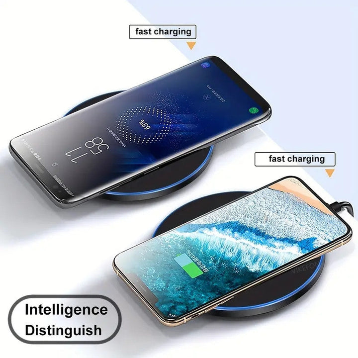 30W WIRELESS FAST CHARGER FOR IPHONE & OTHER DEVICES | INDUCTION CHARGING PAD-Wireless white-State of Style