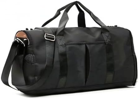 Compact Waterproof Gym Duffel with Shoe & Wet Pocket – Unisex Sports Travel Bag