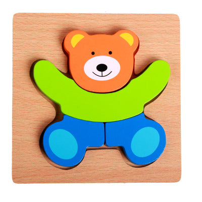 Wooden educational puzzle for toddlers – Montessori discovery set (Buy One Get One Free)