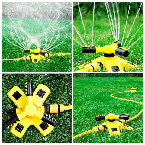 360-Degree Rotating Garden Lawn Sprinkler - AquaTurn