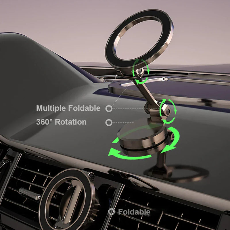 360° Foldable Magnetic Phone Holder for the Car - Strong & Adjustable-State of Style