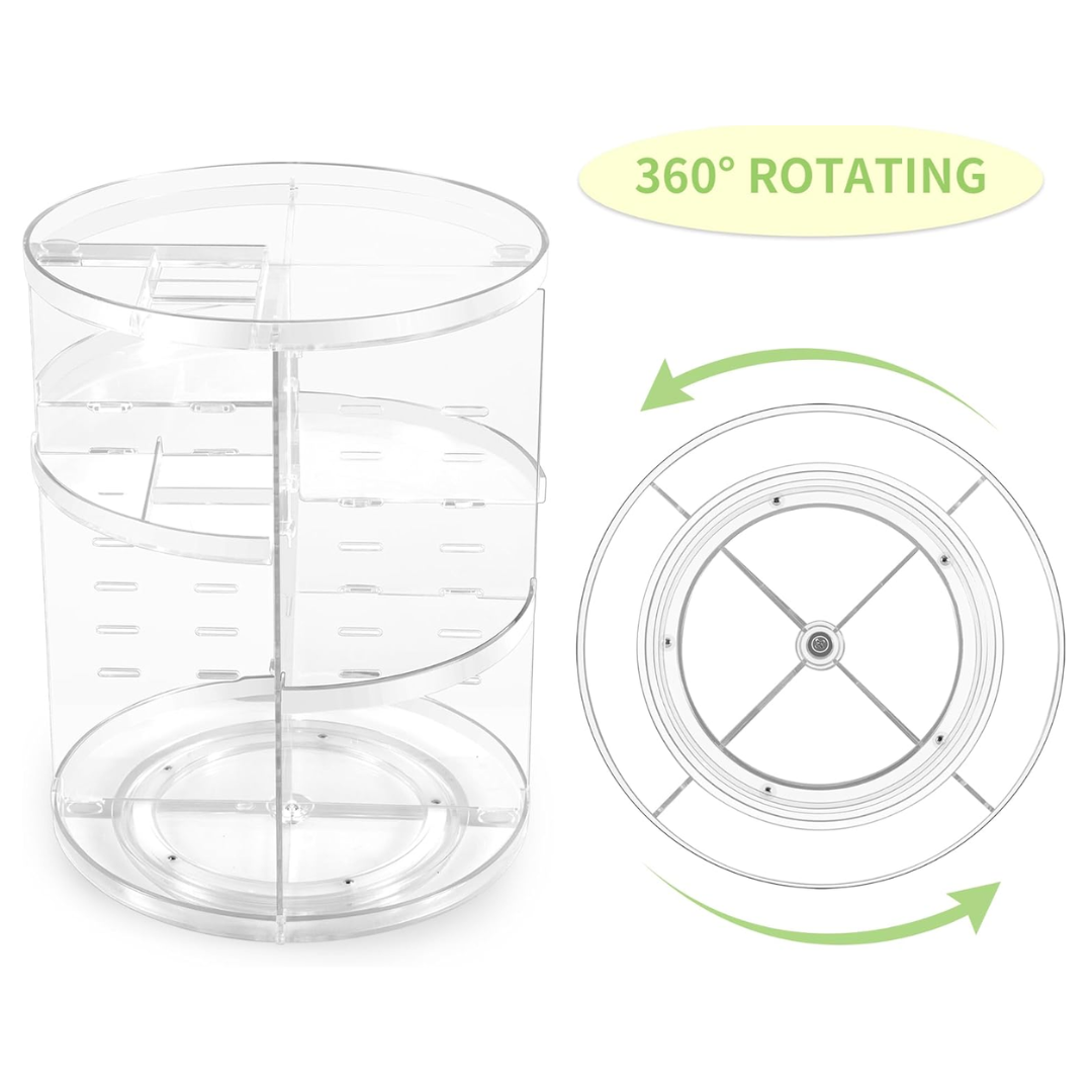 360° Rotatable Makeup Organizer-State of Style