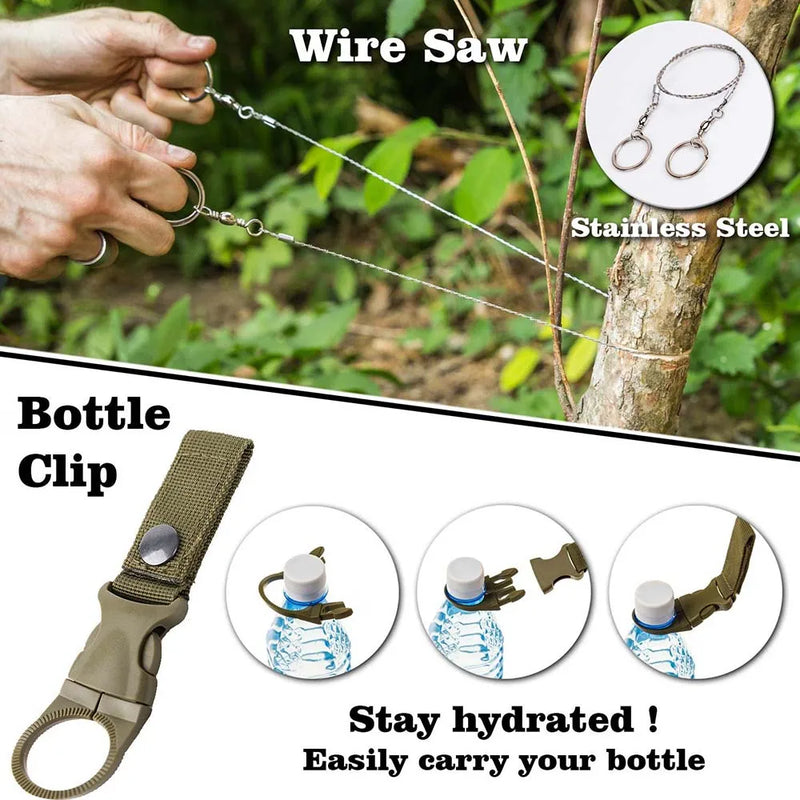38-in-1 First Aid and Survival Kit - SurvivalAid-State of Style