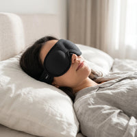 3D Contoured Sleep Mask with Pressure-Free Eye Cups