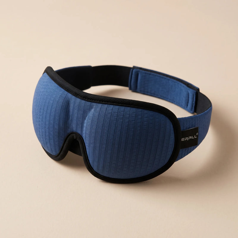 3D Contoured Sleep Mask with Pressure-Free Eye Cups