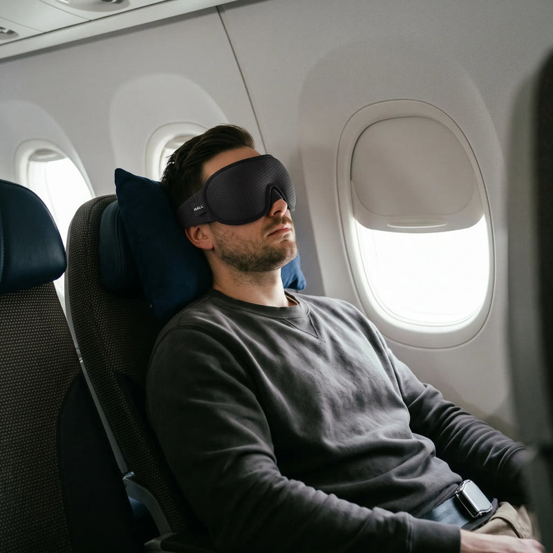 3D Contoured Travel Sleep Mask for Long Flights