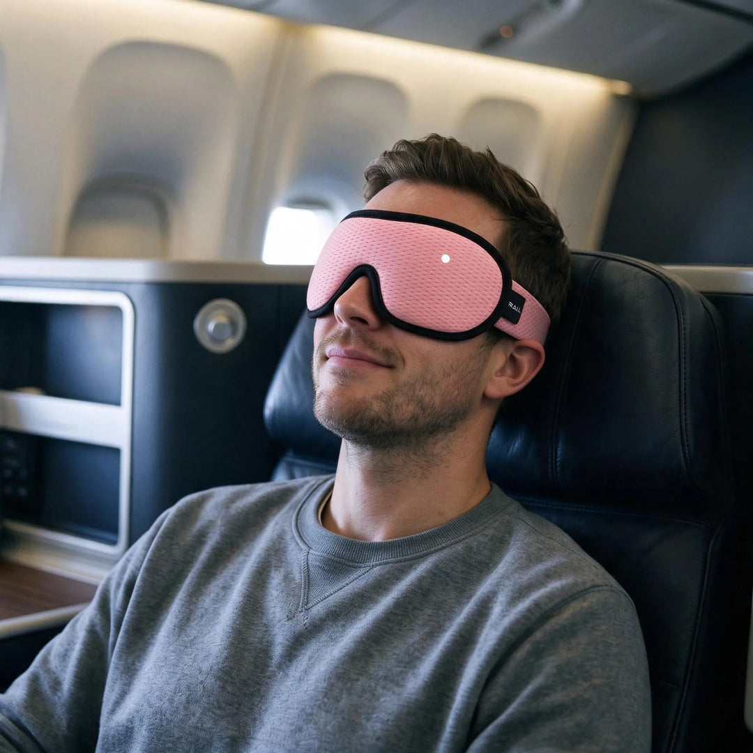 3D Contoured Travel Sleep Mask for Long Flights