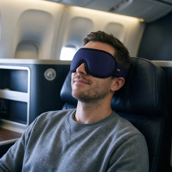 3D Contoured Travel Sleep Mask for Long Flights
