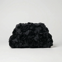 3D Floral Evening Clutch Bag - Floralia