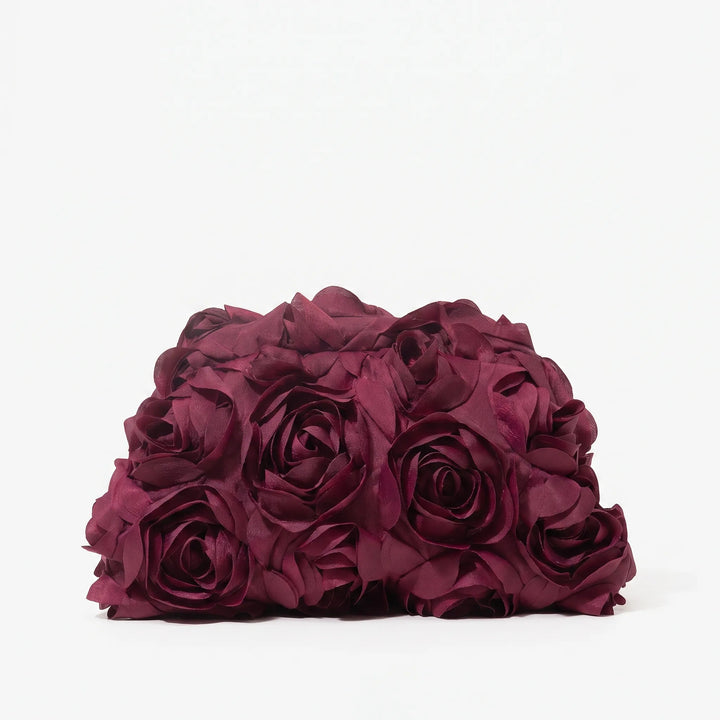 3D Floral Evening Clutch Bag - Floralia
