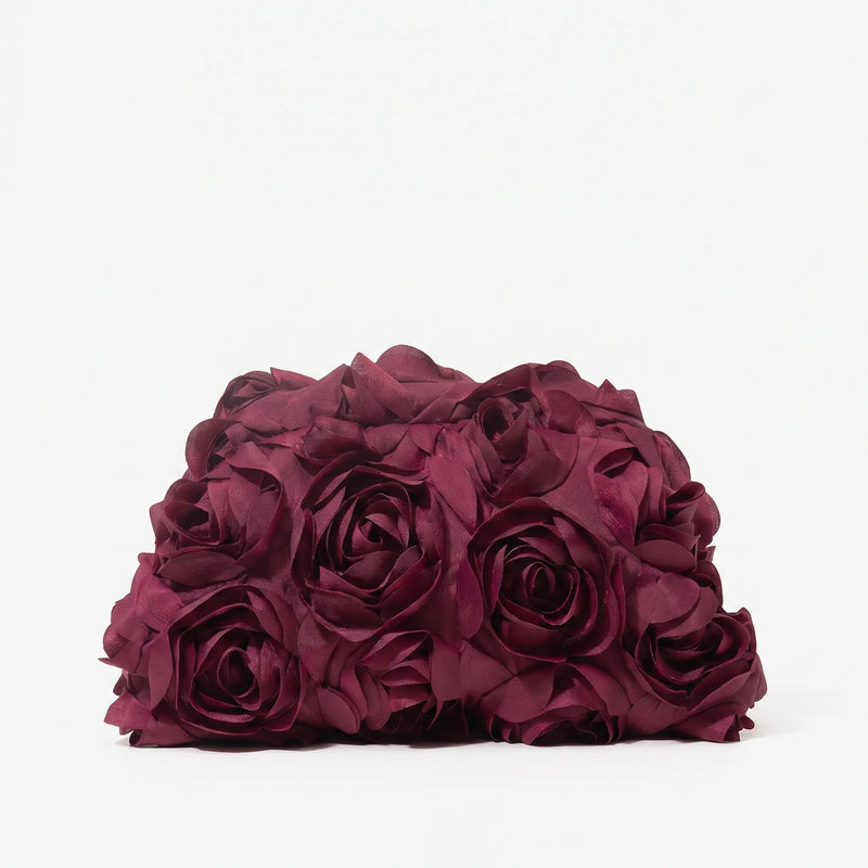 3D Floral Evening Clutch Bag - Floralia