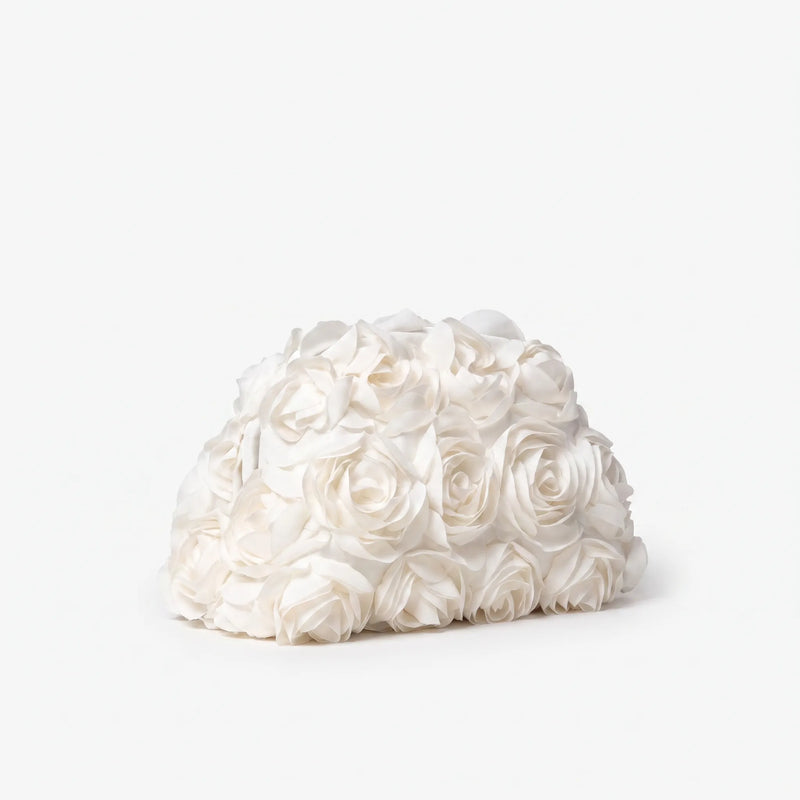 3D Floral Evening Clutch Bag - Floralia