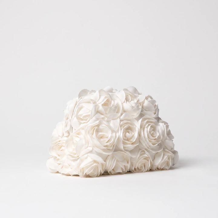 3D Floral Evening Clutch Bag - Floralia