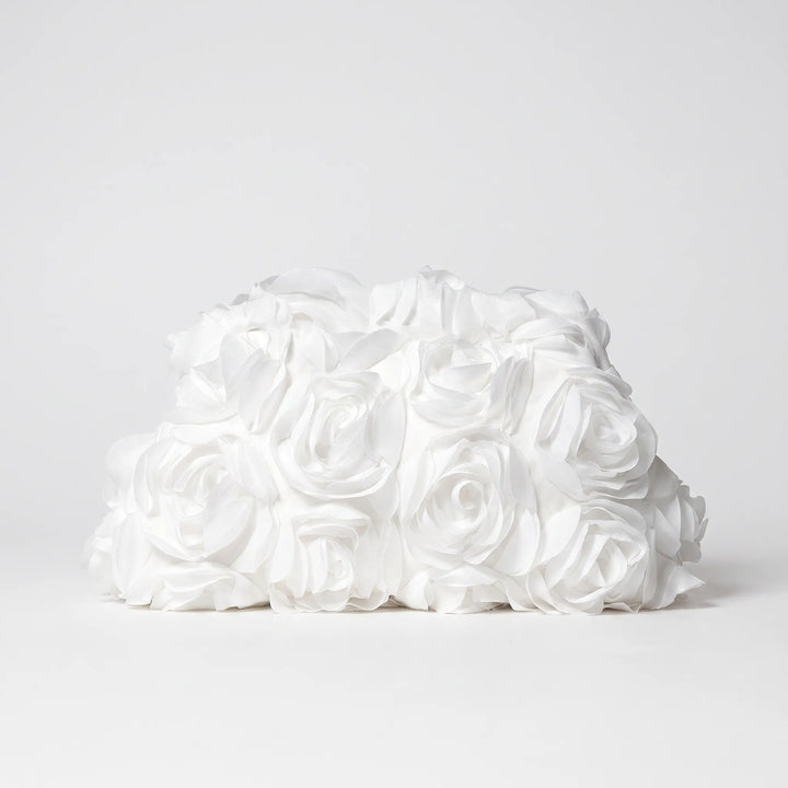 3D Floral Evening Clutch Bag - Floralia