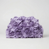 3D Floral Evening Clutch Bag - Floralia