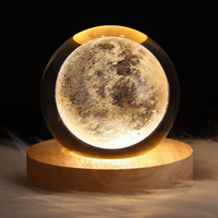 3D Kristall Nachtlicht Kugel - MoonlitOrb