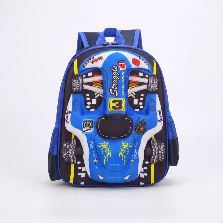 3D Race Car School Rucksack - Veloxis