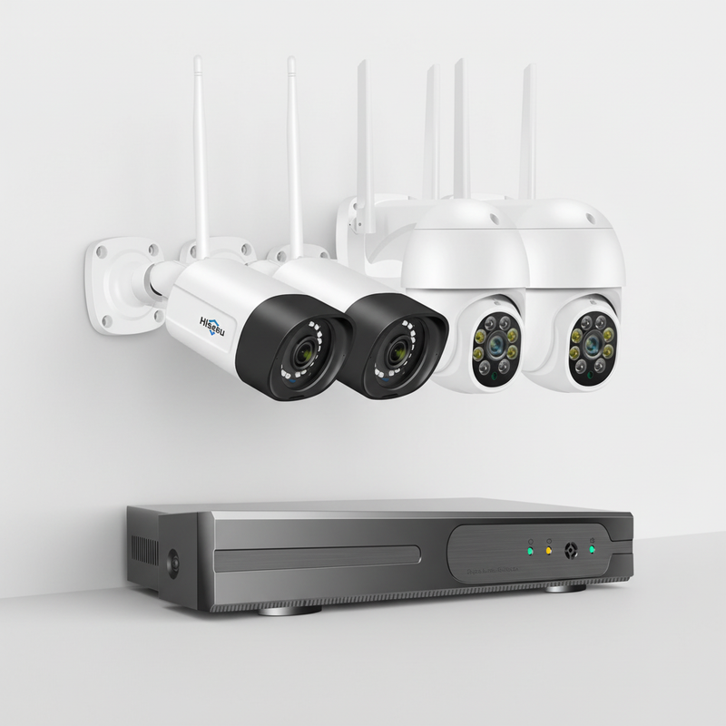 3MP Bullet Und PTZ Kameraset - Surveilix