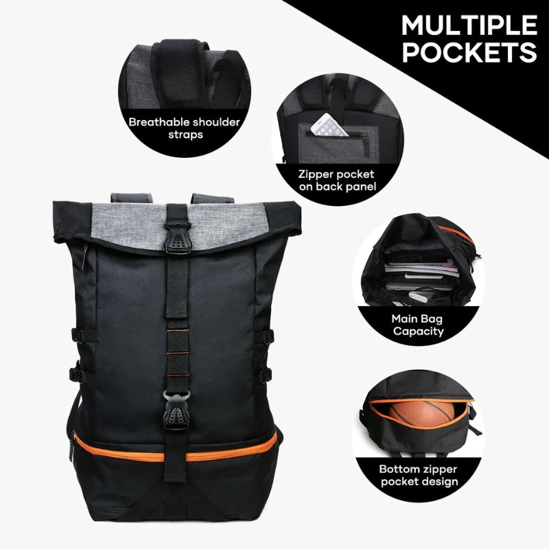 Multifunctional 35L Backpack for Sports and Travel - SportsPro