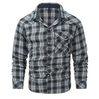 Checked men's shirt for autumn & winter – Tobias