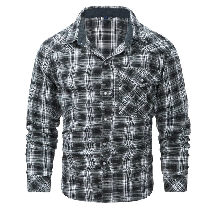Checked men's shirt for autumn & winter – Tobias