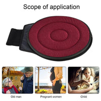 Rotatable memory seat cushion with anti-slip base – Movello