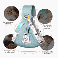 Multifunctional cotton baby carrier with nursing function – 0 to 36 months