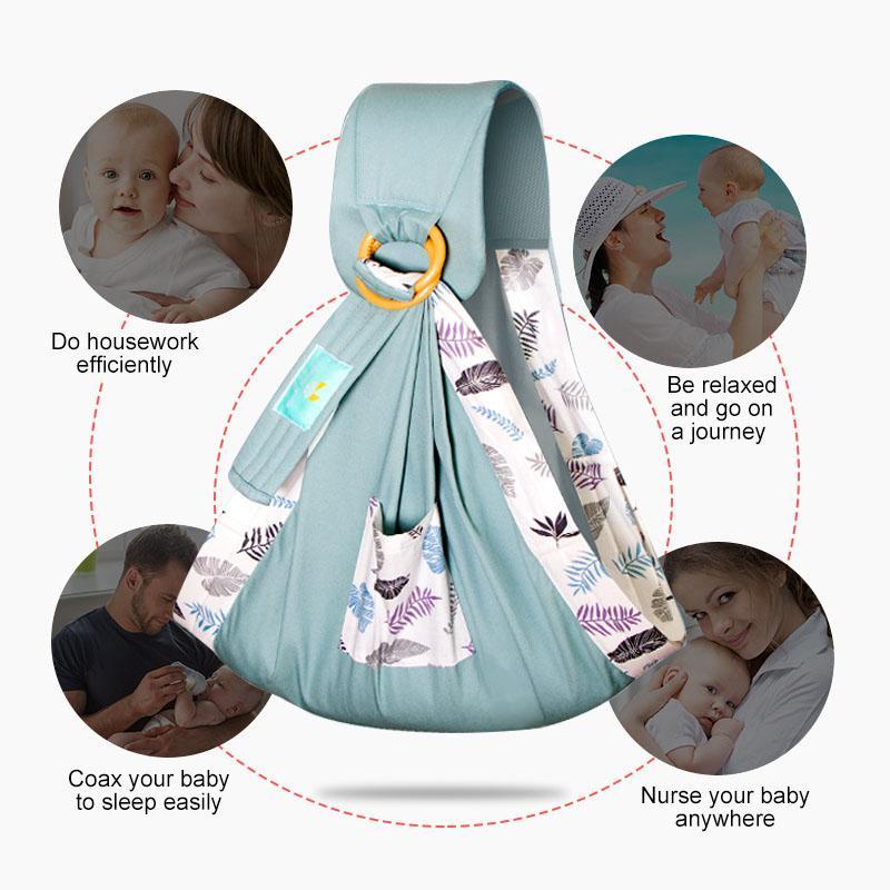 Multifunctional cotton baby carrier with nursing function – 0 to 36 months