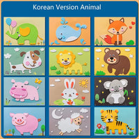 3D Animal Sticker Set - Fantasy Flora-Animals Version B-12 Pieces-State of Style