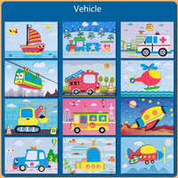 3D Animal Sticker Set - Fantasy Flora-Vehicle-12 Pieces-State of Style