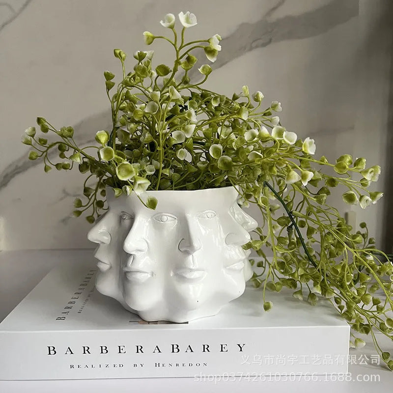 3D Face Pot - FaceBloom-White-State of Style