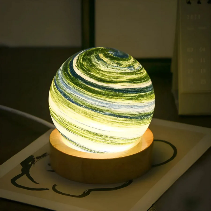 3D Mini Planet Lamp - CosmoSphere-Uranus-State of Style