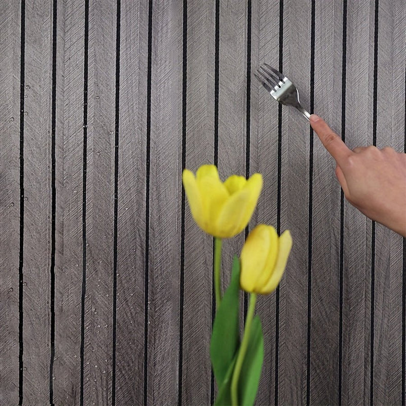 3D Self-adhesive Wall Panels with Realistic Wood Appearance - Wallvera-Light brown-1 roll-State of Style