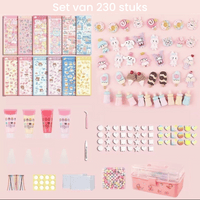 3D Sticker Design Set – StickerFun Creation Set-Set of 230 + FREE storage box-State of Style