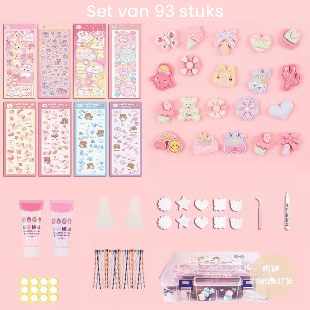 3D Sticker Design Set – StickerFun Creation Set-Set of 93 + FREE storage box-State of Style