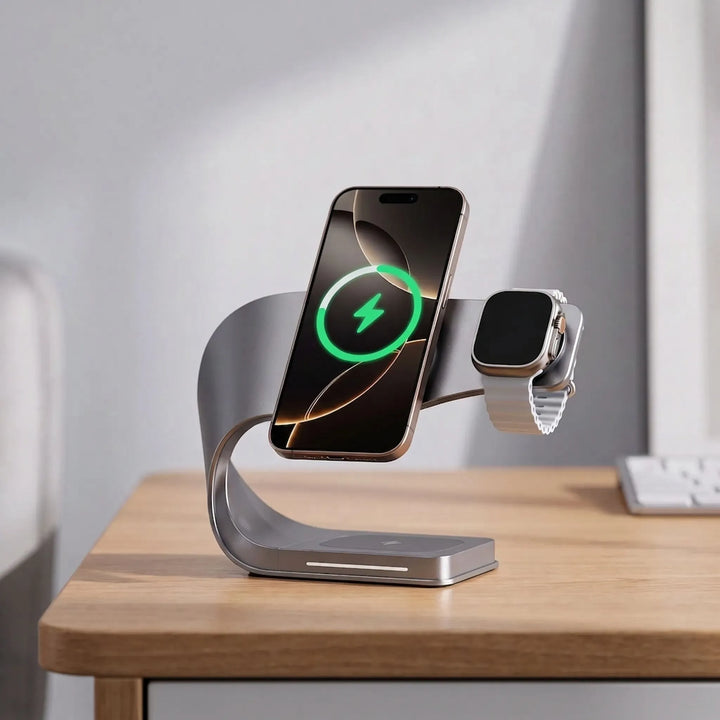 4-In-1 Magnetic Wireless Charging Station - OmniCharge