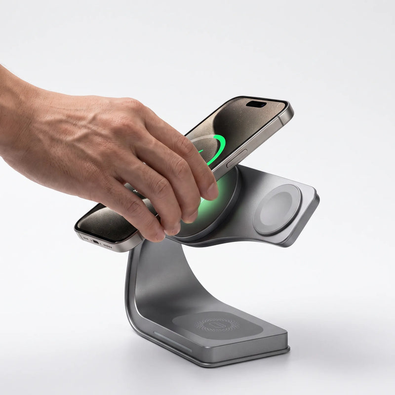 4-In-1 Magnetic Wireless Charging Station - OmniCharge