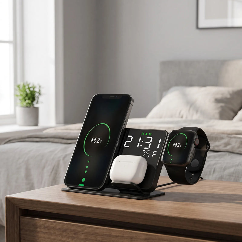 4-In-1 Wireless Charging Station - ChargeHub