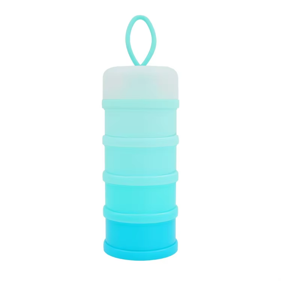 4-Compartment Stackable Portion Control Containers-Blue-State of Style