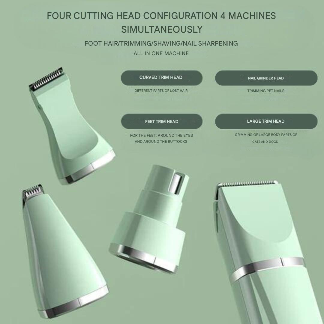 4-in-1 Pet Groomer - TrimMaster Pro-Green-State of Style