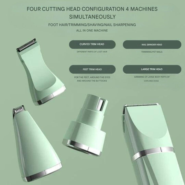 4-in-1 Pet Groomer - TrimMaster Pro-Green-State of Style