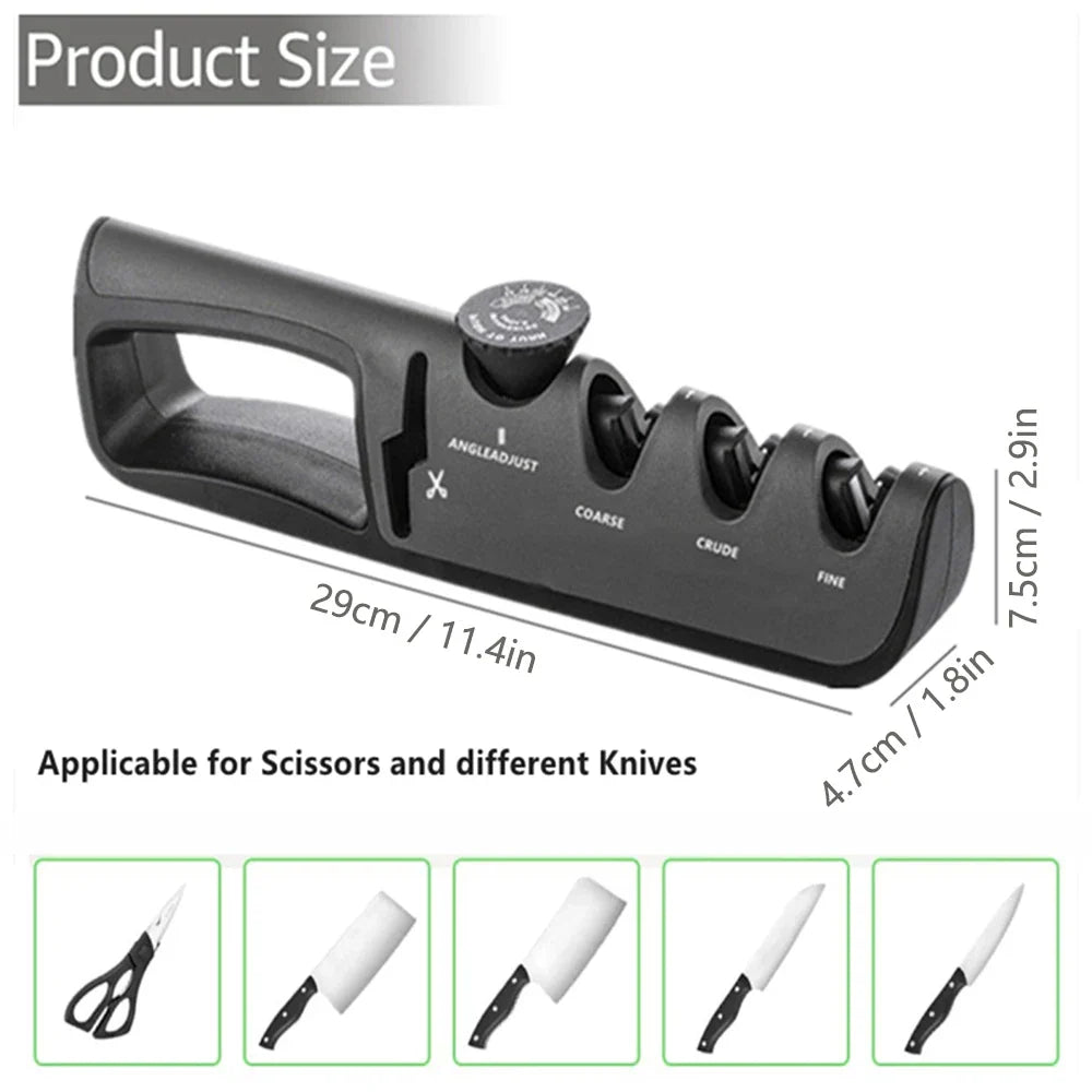4-in-1 Professional Knife Sharpener (Buy 1 Get 1 Free) - EdgeSharp-Red-State of Style