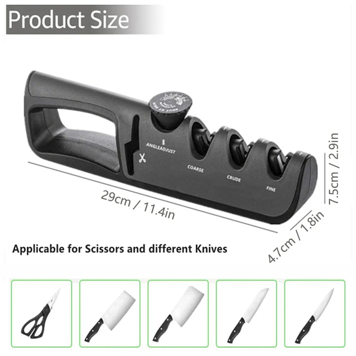 4-in-1 Professional Knife Sharpener (Buy 1 Get 1 Free) - EdgeSharp-Red-State of Style