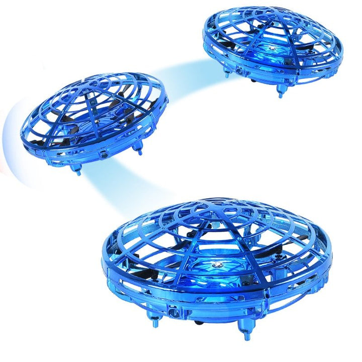Hand-controlled flying UFO toy – for indoor and outdoor use