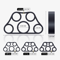 4-Pack Hand Exerciser Grip Strengthener Set-State of Style