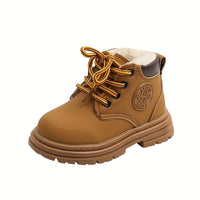 Waterproof fleece autumn boots for boys – with warm lining & profiled sole