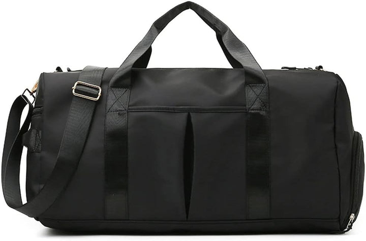 Compact Waterproof Gym Duffel with Shoe & Wet Pocket – Unisex Sports Travel Bag