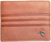 Leather Aboriginal Wallet with Kangaroo Design and Gift Box – Yarindi